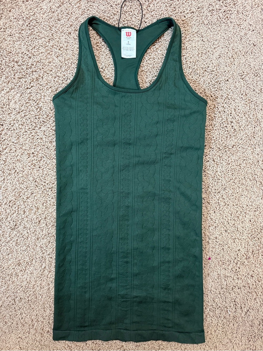 Wilson Kenmore Forest Green Racerback dress